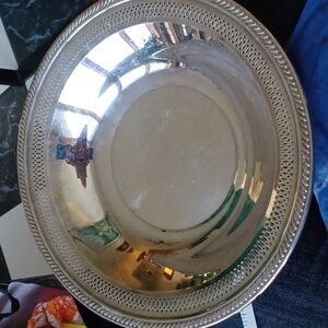 FB Rogers Silver Co Large Bowl, 10.25"